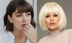 Fryzura bob z grzywką – katalog mega kobiecych cięć