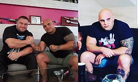 Dominik Abus w "Gogglebox" to macho. A prywatnie? To kochający mąż i ojciec