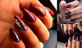 Burgundowy manicure - ultrakobiece i niezawodne zdobienia