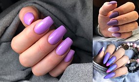 Fioletowy manicure ponownie na topie - galeria niebanalnych stylizacji