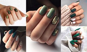 Zielony manicure - 20 pomysłów na wiosenne zdobienie paznokci