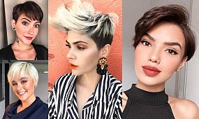 Odmładzające fryzury krótkie - 20 efektownych cięć z grzywką, pixie, undercut i wiele innych