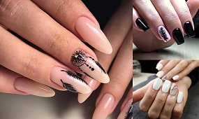 Manicure z piórkiem - 20 przepięknych zdobień