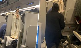 Pasażer sfotografował klęczące w Pendolino kobiety, które się modliły. "Jawna profanacja!"
