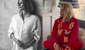Małgorzata Rozenek w samej bieliźnie odkrywa goły ciążowy brzuszek! Mówi, jak się czuje w trakcie pandemii koronawirusa