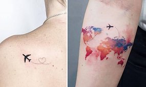 Tatuaże z motywem podróży - 20 inspiracji, które przypomną Ci wakacje