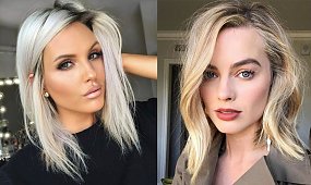Średnia długość włosów to HIT! 20 modnych cięć dla blondynek