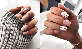 Złoty manicure - 16 najciekawszych stylizacji