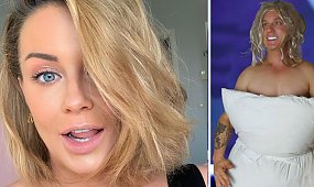 Małgorzata Rozenek podjęła "pillow chalenge"! Już wcześniej nosiła poduszkę publicznie!