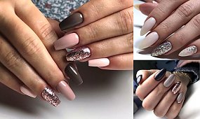Manicure z dodatkiem brokatu - galeria rewelacyjnych stylizacji