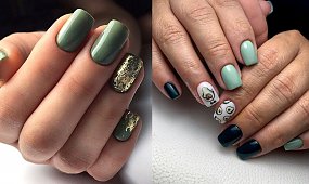 Zielony manicure - 30 stylowych propozycji