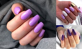 Fioletowy manicure - galeria najpiękniejszych inspiracji z sieci