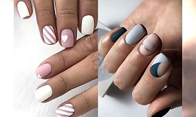Krótki manicure - 24 proste pomysły na krótkie paznokcie