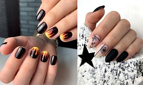 Czarny manicure - 21 najciekawszych stylizacji paznokci