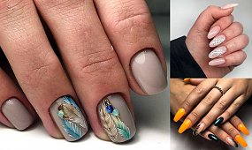 Manicure z piórkiem - kilkanaście stylowych zdobień