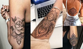 Tatuaże mandala - 16 dziewczęcych wzorów