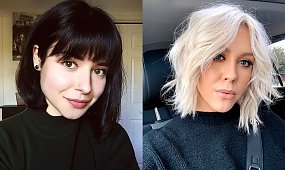 Fryzura bob z grzywką - 21 modnych cięć, które odmłodzą twarz