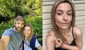 Joanna Koroniewska cała w zmarszczkach na zdjęciu z mężem: "Piękne staruszki". Aplikacja do postarzania dała radę?