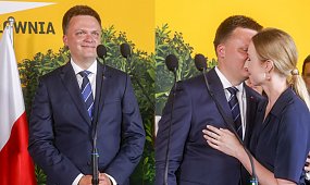 Szymon Hołownia to największy przegrany wyborów? Uwagę skradła jego żona!