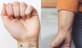 Tatuaż w okolicy nadgarstka - 18 pomysłów na małe i większe tatuaże dla kobiet