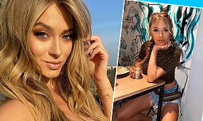 Marcelina Zawadzka z wyeksponowanym biustem pozuje na balkonie: "Torpeda", "Jak Beyonce!", "Boska"