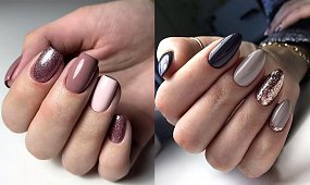 Manicure z dodatkiem brokatu - 20 rewelacyjnych stylizacji