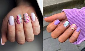 Fioletowy manicure to HIT - kilkanaście fantastycznych stylizacji