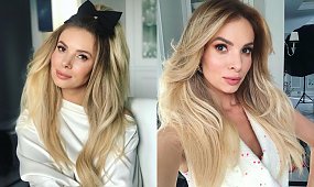 Izabela Janachowska pozuje w skąpym stroju. Robi wrażenie, a można go kupić w sieciówce za grosze