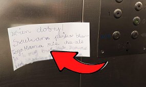 Ogłoszenie chłopca, które zawisło w windzie, podbiło serca sąsiadów: "Pomorze ktoś?"