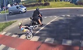 Matka szuka motocyklisty, który potrącił jej 6-letnią córkę. Do zdarzenia doszło w Olsztynie