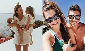 Anna Lewandowska pokazuje goły brzuch w bikini 2 miesiące po porodzie! Ma boczki?