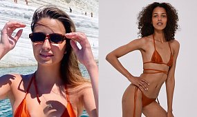 Julia Wieniawa w złotym bikini z samych paseczków zrobiła furorę! Znamy cenę i markę