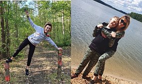 Ania Stelmaszczyk z "Rolnik szuka żony" pozuje nad morzem w bikini. Kogo ze sobą zabrała? Zobaczcie!