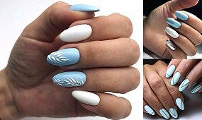 25 pomysłów na niebieski manicure - galeria pięknych stylizacji