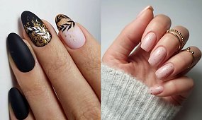 Złoty manicure - galeria stylowych inspiracji 2020