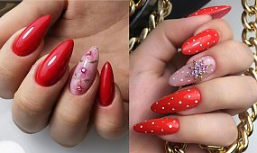 Czerwony manicure - 18 niezawodnych, ultrakobiecych zdobień