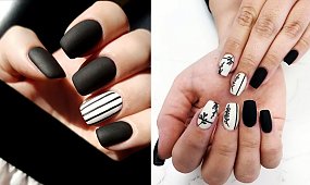 Czarno-biały manicure rządzi - kilkanaście ultraciekawych wzorów