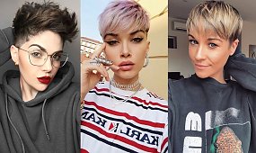 Odmładzające fryzury krótkie - galeria stylowych cięć pixie, undercut, z grzywką i wiele innych
