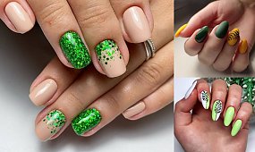 Zielony manicure - ponad 30 stylowych i ciekawych propozycji