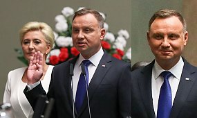 Agata Duda na zaprzysiężenie Andrzeja Dudy ubrała się cała na biało. Za to Kinga Duda... zaskoczenie!