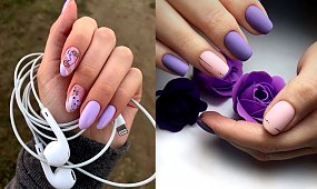 Fioletowy manicure na jesień - kilkanaście najciekawszych inspiracji