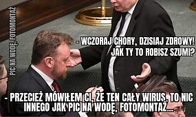 Łukasz Szumowski złapał koronawirusa. Internauci stworzyli memy