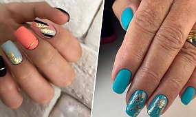 Najpiękniejsze paznokcie z folią. Oto modne stylizacje!