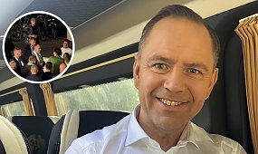 Tak Karol Nawrocki ubrał się na mecz. Ludzie aż przecierali oczy ze zdumienia