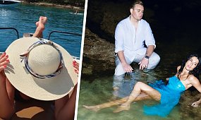 Metamorfoza Kevina Mgleja to hit, ale to figura jego teściowej zawstydziła wszystkich. Mama Roxie w bikini to hotówa