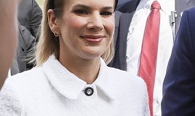 Marta Nawrocka wyeksponowała figurę w sukience od znanej celebrytki. Cena? Przygotujcie się na zaskoczenie