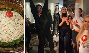 Szokujące sceny na patriotycznej domówce gwiazd. Tego nie pokazali w telewizji! [dużo zdjęć]