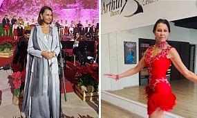 "Myśli mam grzeszne, skończę w piekle". Anna Popek w kusej czerwieni rozgrzewa fanów przed Sylwestrem TV Republika [wideo]