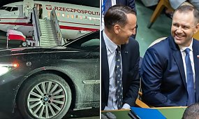 Skandal w Rydze, limuzyna Nawrockiego utytłana w błocie. Niesłychane, co na to Sikorski