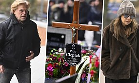 Pogrzeb Piotra Cieplaka. Gwiazdy pożegnały mistrza: Zamachowski, Boberek i Kulesza cała we łzach